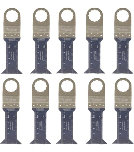 10 x SabreCut SC65J_10 65mm Japan Coarse Cut Blades Compatible with Fein SuperCut and Festool Vecturo (Non-StarLock) Oscillating Multi Tool Accessories 10 x SabreCut SC65J_10 65mm Japan Coarse Cut Blades Compatible with Fein SuperCut and Festool Vecturo (Non-StarLock) Oscillating Multi Tool Accessories