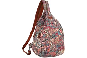 Baosha Damski plecak Sling lekka torba na klatkę piersiową, torba na ramię, na podróż, wędrówki, plecak dzienny dla kobiet XB-17