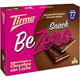 Tirma Snack BeZero Light Milk Chocolate Cookies 105g | No Added Sugars | Low Calorie | Healthy Snack | 6 Individual Count | D