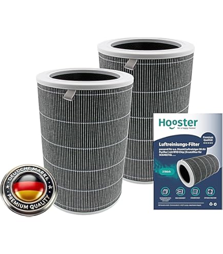 HEPA Filter für Xiaomi Mi 2 2H 2S 2C 3H 3C 3 Pro Luftreiniger Ersatzfilter M8R-FLH Grau - mit RFID Chip - Integrierter dreilagiger HEPA-13-Filter für die beliebten Luftreiniger der Marke Xiaomi