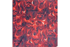 OCEANIA LEGENDS Flaming Skulls Bandana band