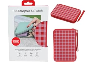 Strapsicle Embrague de Silicona para Kindle y lectores electrónicos, Bolsa Multiusos para teléfono, Cartera y Llaves, se Adapta a Kindles, Kobos, Nook, Paperwhite de 6.8 Pulgadas, iPad Mini 6