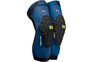 G-Form Pro Rugged 2 Knieschoner für Radfahren, BMX, MTB, Downhill, Skateboard (XXL, Sturmblau)