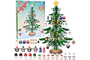 MARYPATY Adventskalender 2023, 24 Tage Weihnacht Countdown Kalender, lustige Weihnachtskalender Geschenke für Kinder (Set-4(Weihnachtsbaum))