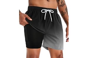 APTRO Maillot Short de Bain Homme Piscine Séchage Rapide Surf l'été Hawaïen Short de Plage Imprimé