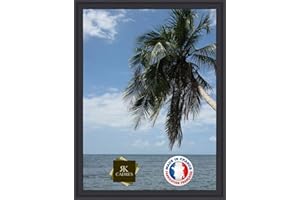 RK CADRES Caisse américaine pour Une Toile 21x30 / 30 x 21 Cadres Caisse Americaine Noir, 4 cm de Largeur, Cadre en Bois