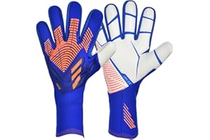 Flintronic Goalkeeper Gloves for Boys, Kids, Children, Youth - Football Training Goalie Gloves With Non-Slip Material & Double Wrist Protection, Size 5/6/7