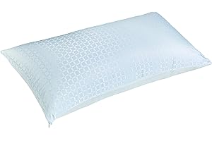 PIKOLIN Almohada de Fibra | 70cm | Firmeza Alta | Funda Microfibra Lavable | Hipoalergénica | Malla 3D Ultra Ventilación | Iron MAX