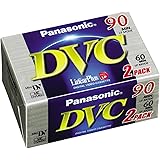 Panasonic AY-DVM60FE2 MiniDV-Kassetten, 60 Minuten, 2er-Pack