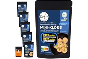 ‎LOWCA LOWER CARB KARTOFFELPRODUKTE | stark kohlenhydratreduziert = KETO| kalorienreduziert | protein- und ballaststoffreich | bio (6x Mini-Klöße)