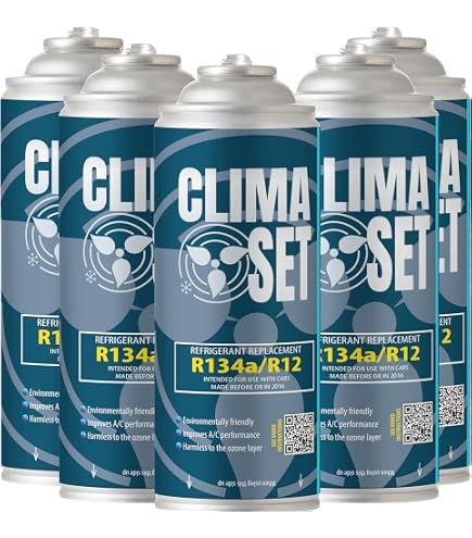 Kit Di Ricarica E Riparazione AC Cool5 5 In 1 - Gas R134a/R12, Sigillante, Per Auto 1995-2016, 290 G