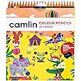 Camlin Kokuyo 4192567 24-Shade Full Size Colour Pencil Set (Assorted)