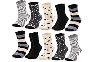 Occulto wzorzyste skarpetki damski 10 pack (model: Lotte)