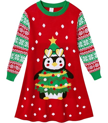 Produktbild von Mädchen Kleid Weihnachten - Weihnachtskleid Für Kinder