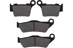 Yerbay Brake pads front/rear kit for KTM EXC 125 300 450 500 (4T/2T) Six Days (11-18) EXC 400 Racing EXC 525 (04-07) EXC 125 200 (04-18) EXCF250/XC250 XC300 2T (06-18) SXF450 (03-16)