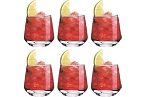 Argon Tableware 'Tallo' Water/Whisky/Juice Tumbler Glasses - Gift Box of 6 Glasses - 345ml (12.1oz)