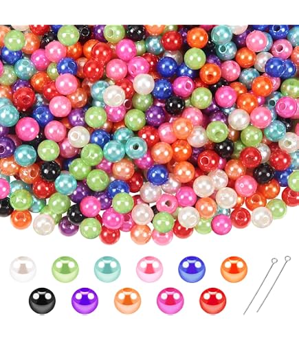 Lot De 50 Perles Carrées Numérotées Multicolores - 7x7mm - Pour Création De Bijoux