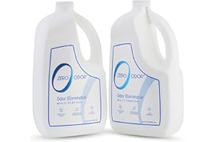 Zero Odor - Multi-Purpose Strong Odor Eliminator for Home, Office, Car, Bathroom, Hotel, Room Deodorizer, and Odor Neutralizer 64oz Refill, 2-Pack