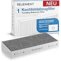 Lot De 2 Filtres à Charbon Actif Pour Hotte Bora Pure PUAKF - Compatible X Pure, S Pure, PURUs, PUXUs - Dimensions 42,5 X 13 X 5 Cm