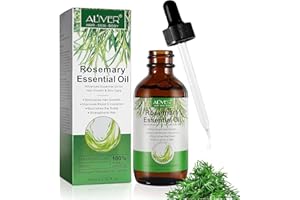 CGIFY Rosemary Essential Oil, Rosemary Oil for Hair Growth & Skin Care, Stimulates Hair Growth, Strengthens Hair, Nourishes Scalp, Rid of Itchy and Dry Scalp, for Men Women, 60 mL