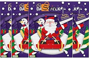 AJD TRADERS Cadbury Christmas Advent Calendar, 24 Days (Pack of 4) | Sustainably Sourced Cocoa | special for 2025.