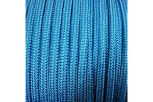 SMART HOUSE GB 3mm POLYPROPYLENE ROPE BRAIDED POLY CORD STRONG STRING BOATING CAMPING SAILING YACHT (Length: 10m, Blue)