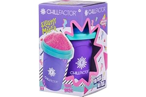 Chill Factor Color Shock Slushy Power Purple - Maker Wiederverwendbarer Slushy-Squeezer Küchenspielzeug