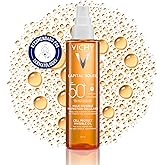 Vichy, Capital Soleil Cell Protect Invisible Oil SPF 50+, 200 ml | Protects from sun damage at the cellular level with 4 leve