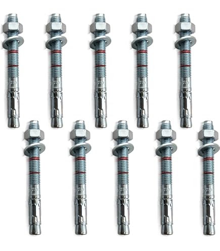 MyMAW Schwerlastdübel M12 Edelstahl A4 - 100 Stück Keilanker Für Beton