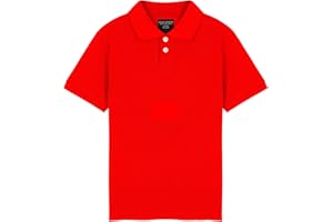 Style Lockers® Boys Girls Kids Plain Polo Shirts Children Classic Summer Short Sleeve T-Shirts School Uniform Tops Age 5-13 Years