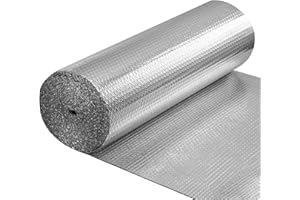 ANTTYSCAR Foil Insulation 1 Roll 5m x 60cm - Radiator Reflector Panels for Floor, Ceiling, Roof, Wall Insulation - 3-in-1 Reflective Foil Insulation Roll - Heat & Vapour Barrier Saves Energy