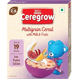 CEREGROW Multigrain Kids Cereal No Preservatives 300g |...