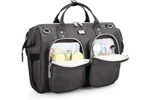 Pomelo Best Baby Changing Bag with Pram Clips and Changing Mat