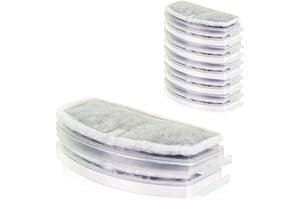 Tatzenglück 12er-Pack Ersatz-Aktivkohle-Filter-Set Haustier-Trinkbrunnen - auch passend für Europet Bernina, EBI, Mango und Cascade