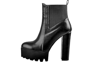 Only maker Bottes confortables à plateforme élastique Booties