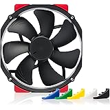 Noctua NF-A15 HS-PWM chromax.black.swap, Ventilador Silencioso de Gran Calidad, 4 Pines (140 mm, Negro)