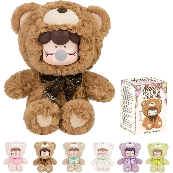 POP MART Hirono Bear Vinyl Plush Doll Anime Action Figures