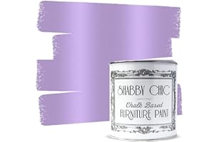 SHABBY CHIC FURNITURE PAINT Shabby Chic Chalk Based Furniture Paint 100ml (Metallic Purple)