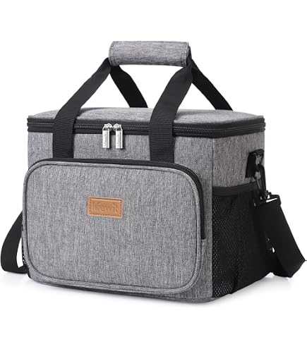 Sac Isotherme Double Couche 12.5L Hooolee - Glacière Souple Repas Pique-nique