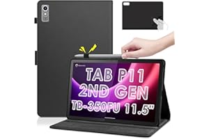 KATUMO Custodia Cover per Lenovo Tab P11 (2nd Gen) 11,5 Pollici TB350 2023, Custodia In Pelle Con Molteplici Prospettive Supporto Cover Slim Smart Flip Case Tablet Tab P11 2° Generazione