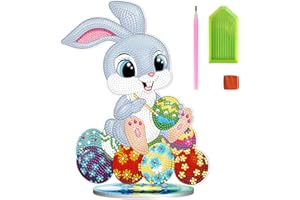 BEHONE behoen Kit per Pittura con Diamanti 5D Fai da te Diamante di Coniglietto Pasquale Pittura Adatto per Ornamenti Decorativi Fatti a Mano Fai-da-te