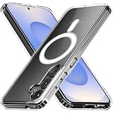 Rongep Samsung Galaxy S25 i&ccedil;in Şeffaf Kılıf Mag-Clear G&uuml;&ccedil;l&uuml; Manyetikli [MagSafe ile Uyumlu] S25 Koruyucu Sararmaya Dayanıklı 