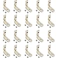 Befenybay 20PCS L Model 90 Degree Interior Inside Corner Connector Joint Bracket with Screws for 6mm T Shape Aluminum Extrusion Profile 2020 Series