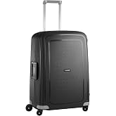 Samsonite S'Cure Large Trolley Case, 69 cm | Black, hardcase, 69H x 49W x 29D cm, 79 L, 4.2 kg, with TSA lock and multi-posit