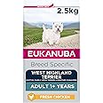 Eukanuba Complete Dry Dog Food for Adult West Highland Terrier Breed Types with Fresh Chicken 2.5 kg