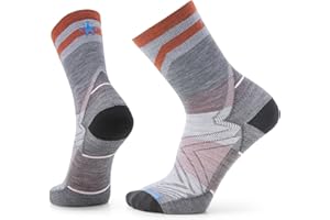 Smartwool Skarpety Uniseks Skarpety Run Zero Cushion Mid Crew Pattern (1 w zestawie)