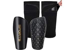 KUOGAS Dziecięce ochraniacze piszczeli w zestawie ze zoptymalizowaną kieszenią do wsuwania