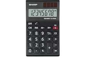 Sharp el-310anwh Bureau Calculatrice de bureau – Noir/Blanc
