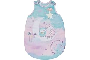 Baby Annabell Sweet Dreams Saco de Dormir - Saco de Dormir para muñecas Baby Annabell de hasta 43cm - Brilla en la Oscuridad - para niños a Partir de 3 años
