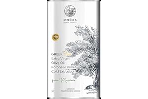 Enios Premium Greek (Kalamata) Extra Virgin Olive Oil-3L, First Cold Pressed, Low Acidity 0.27%, Rich in Polyphenols. Harvest Nov/Dec 2024
